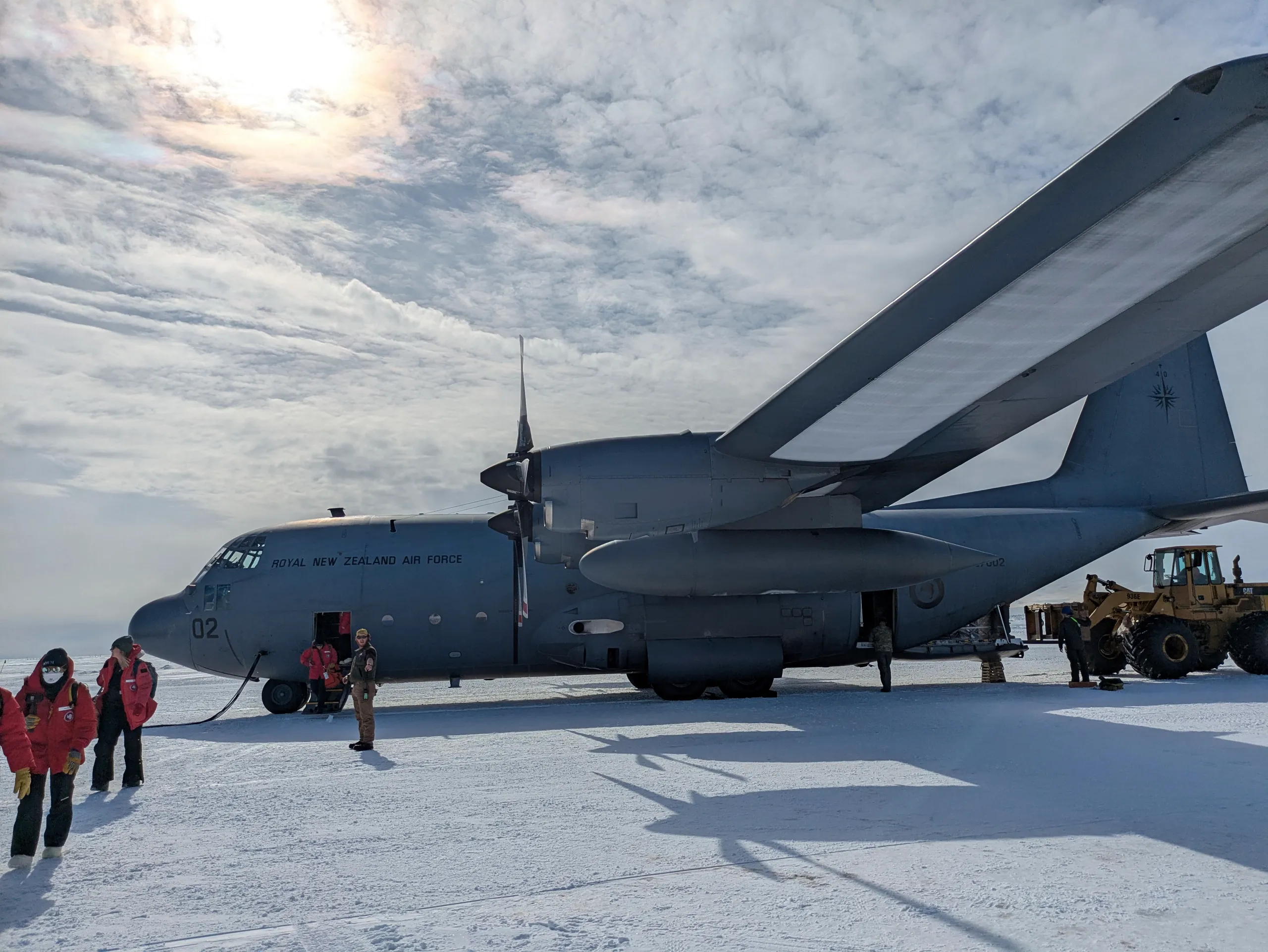 Arrival at McMurdo Station - the largest base in Antarctica.