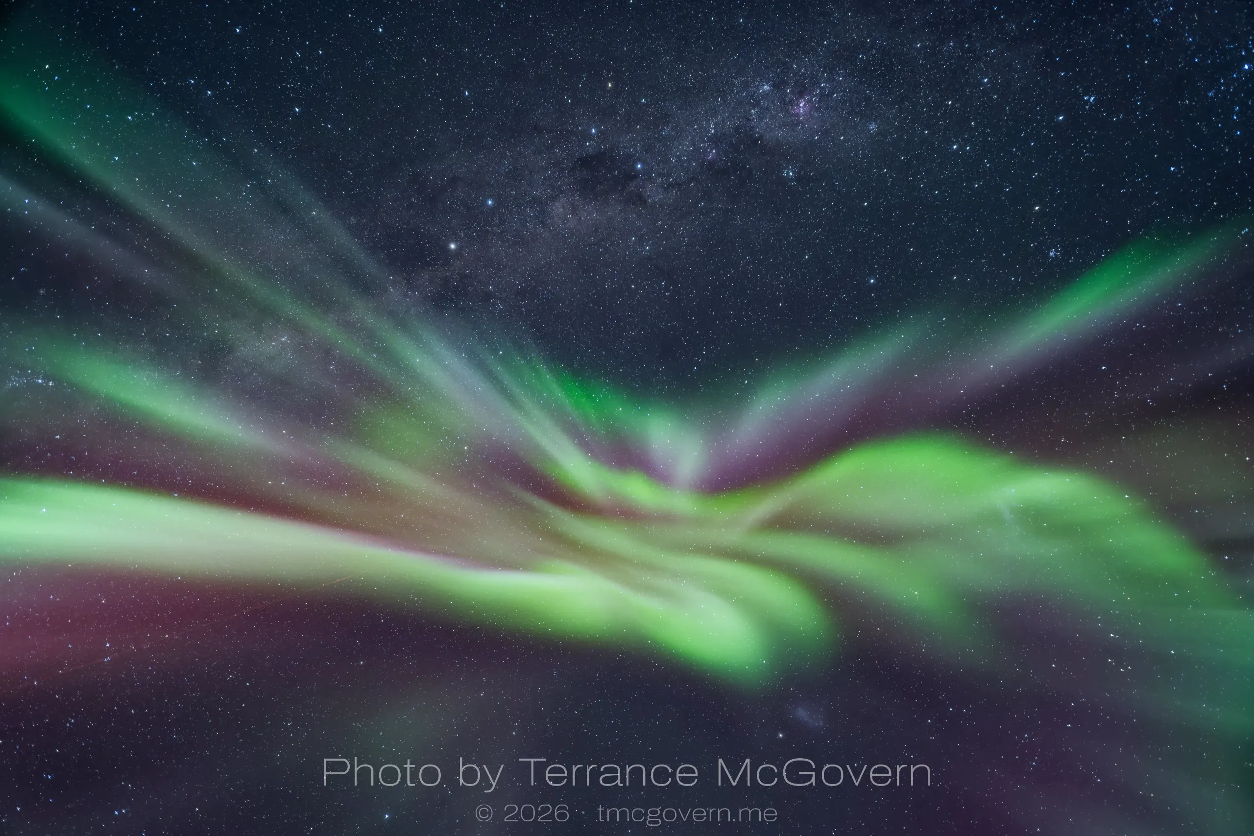 Overhead aurora