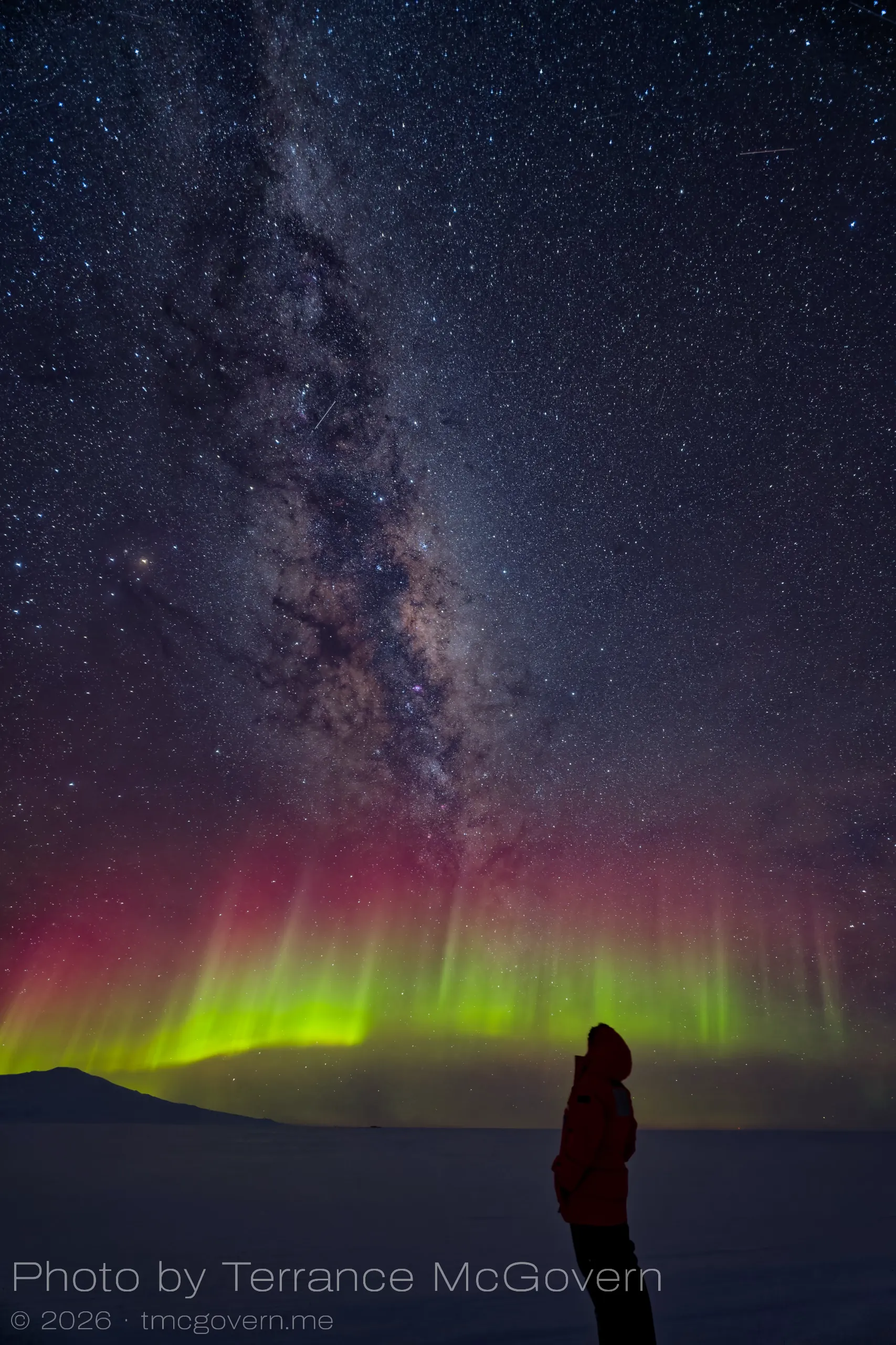 Admiring the night sky