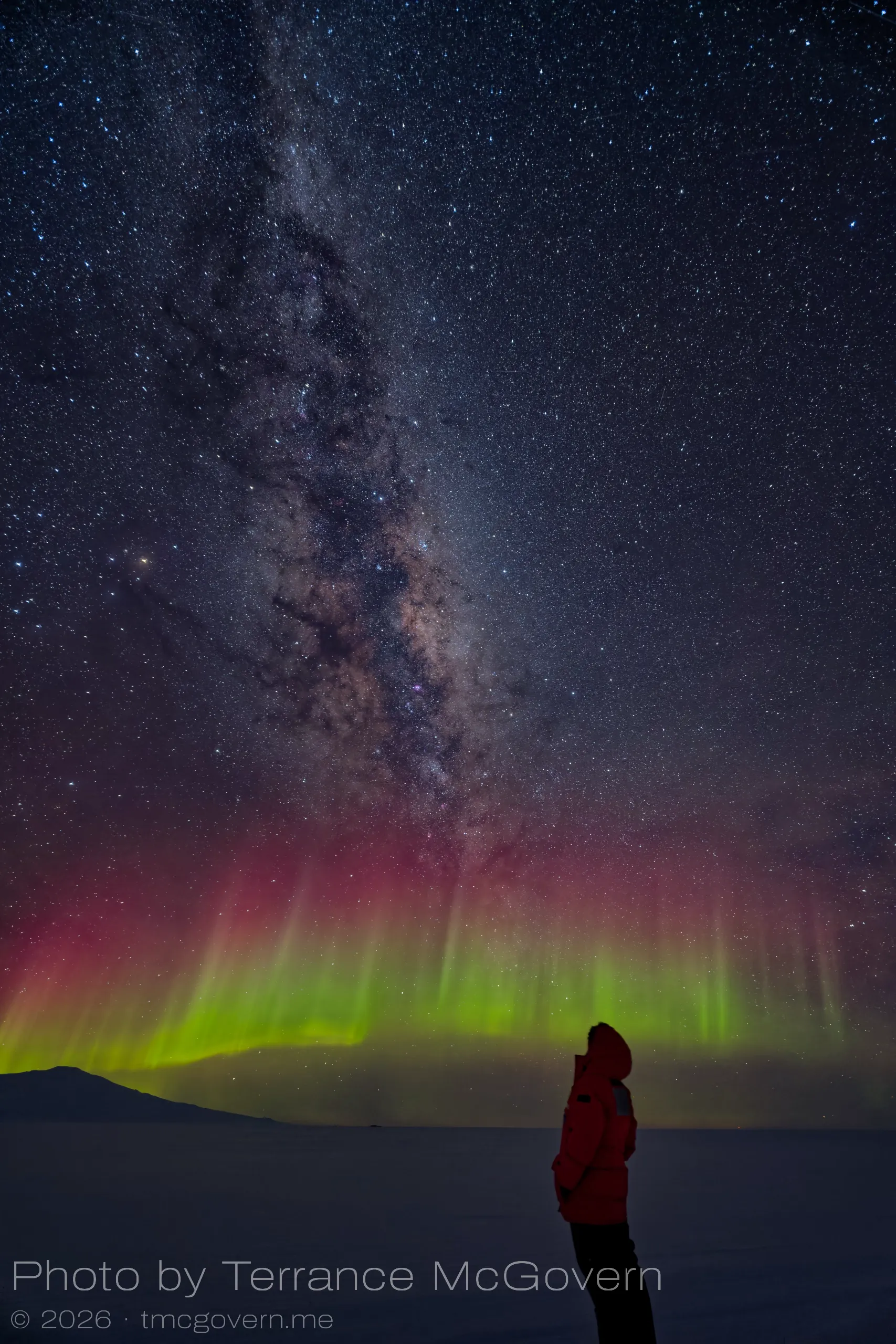 Admiring the night sky