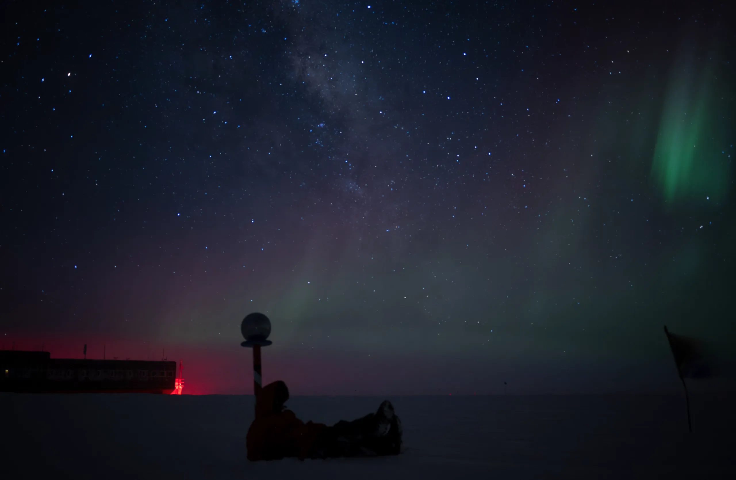 Admiring the night sky. *Not my camera.