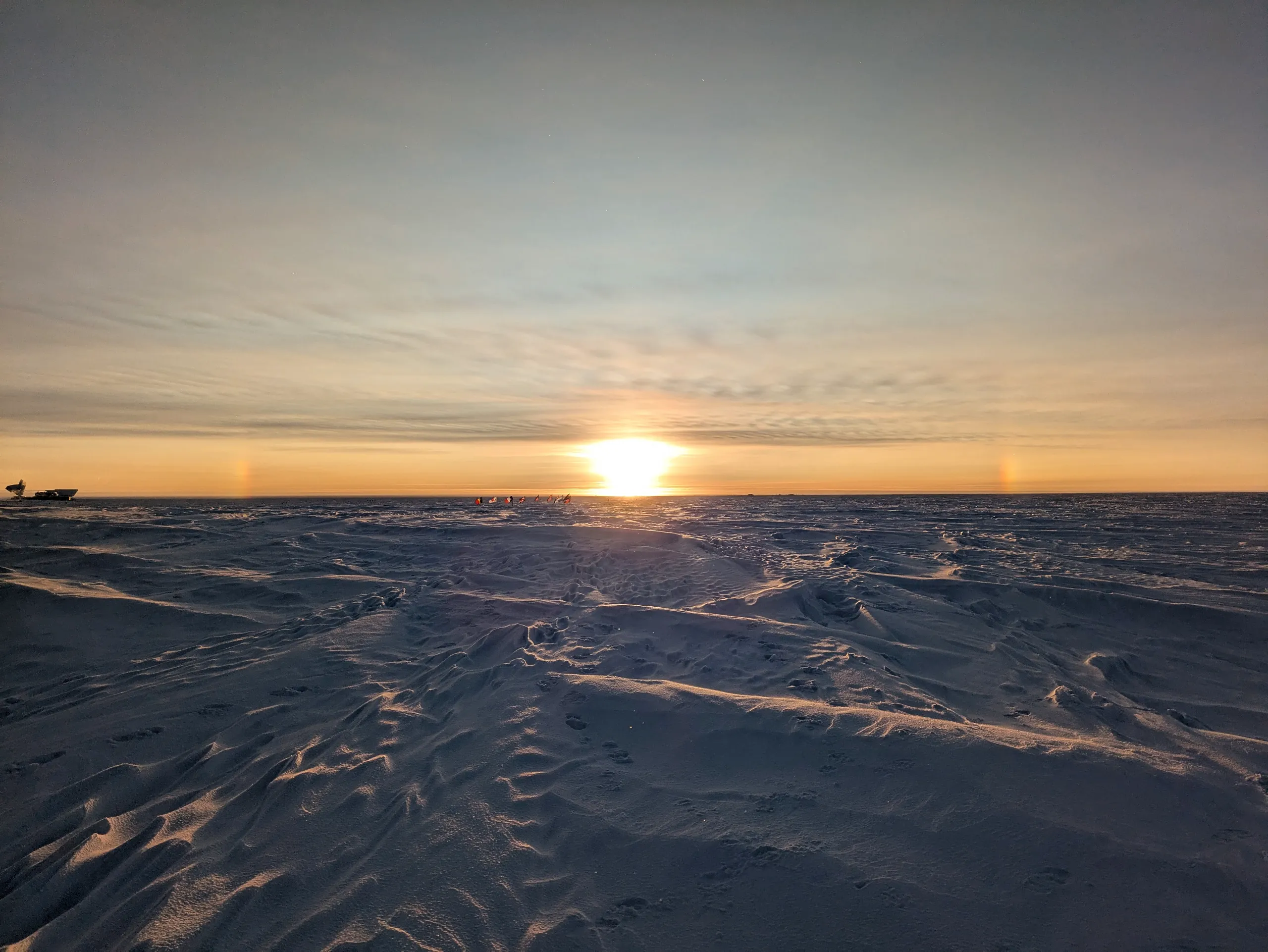 After 6 months, the sun finally returns to pole.
