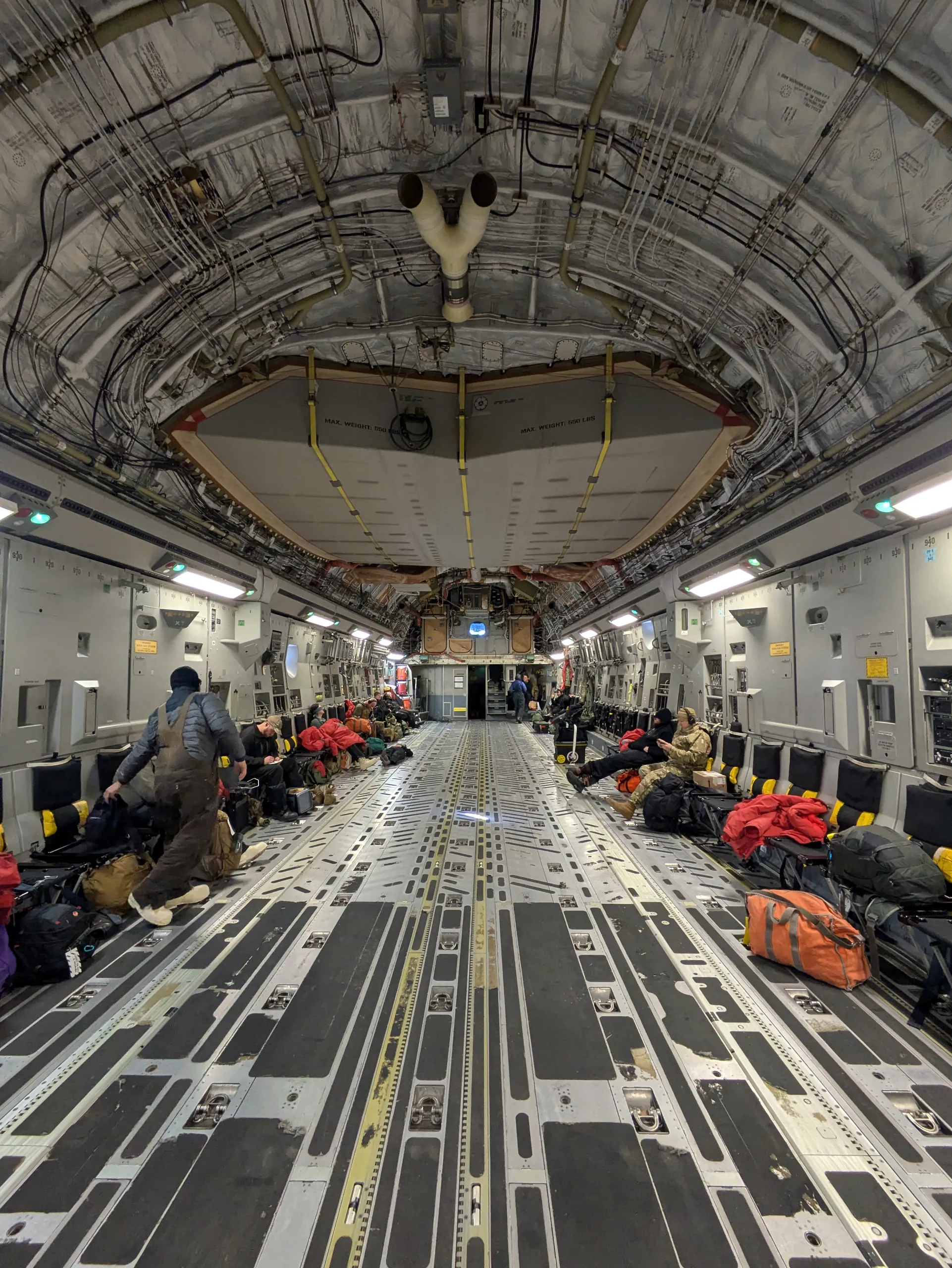 Much more space than the trip to ice.